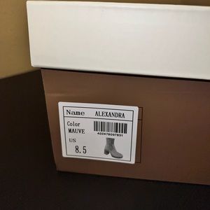 Brand new chunky heeled ankle boots. Never worn and still in packaging.